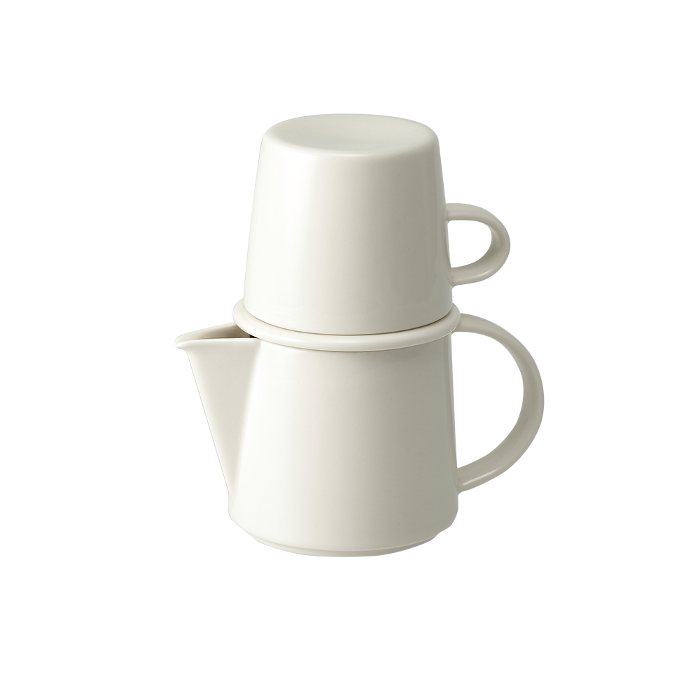 White Porcelain Tea for One Set