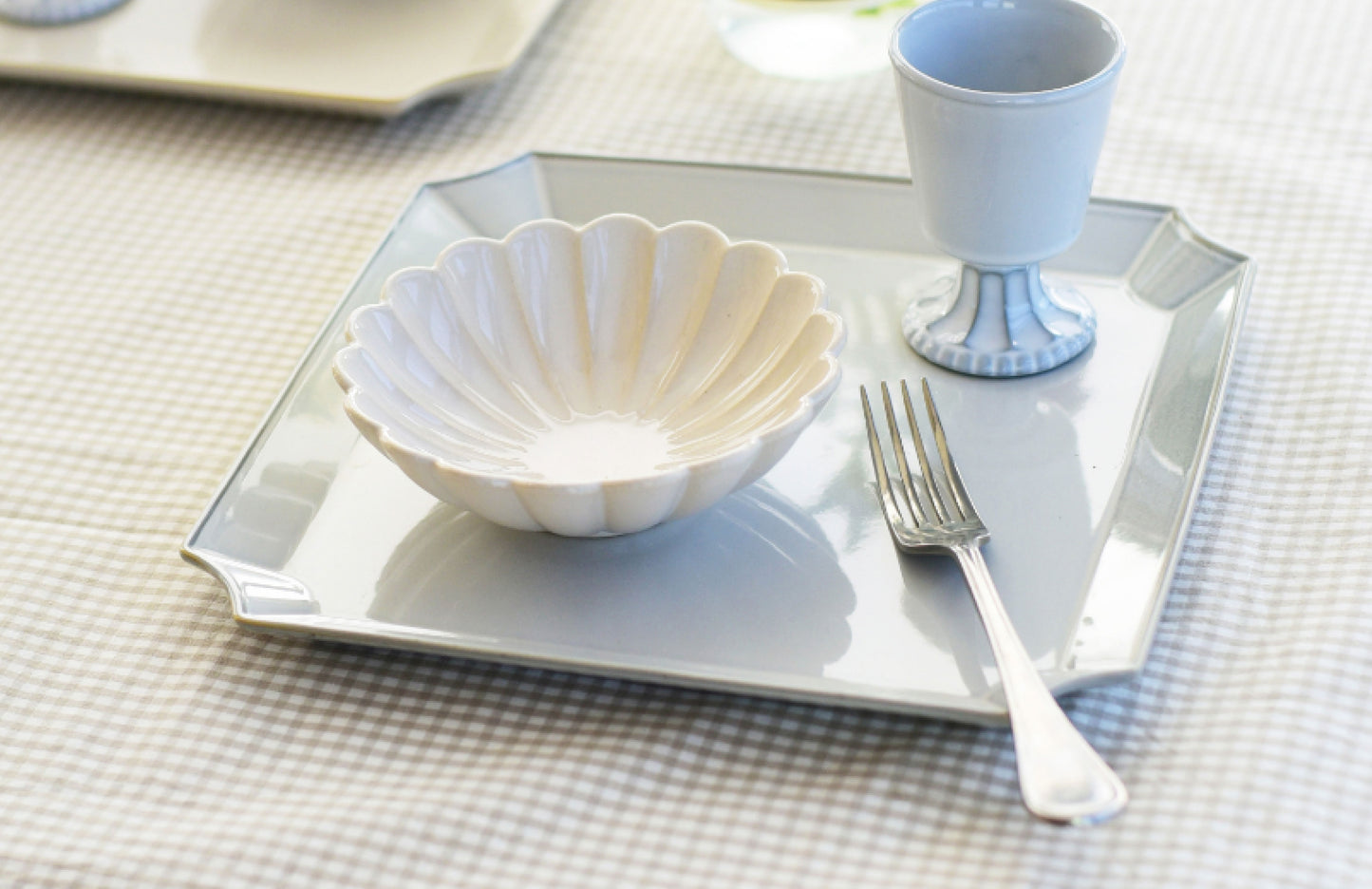 Sobokai White 25cm Square Plate
