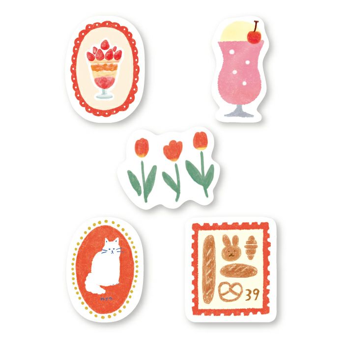 Furukawashiko Washi Flake Stickers