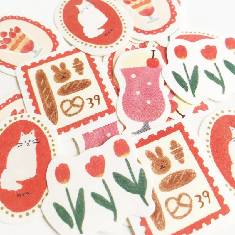 Furukawashiko Washi Flake Stickers