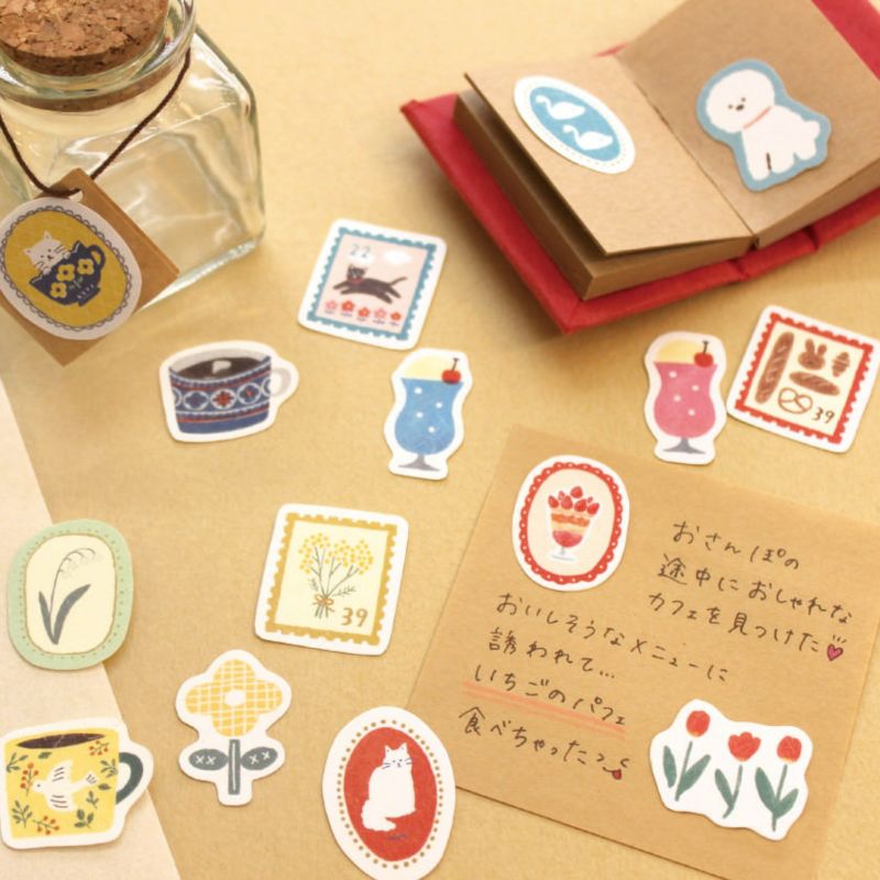 Furukawashiko Washi Flake Stickers