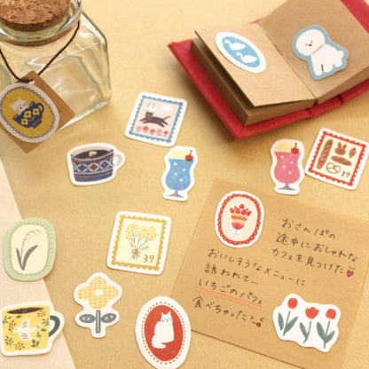 Furukawashiko Washi Flake Stickers