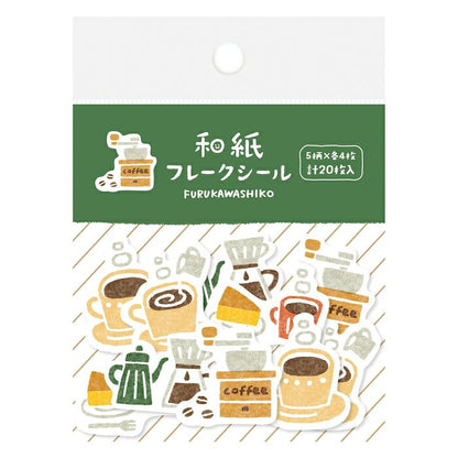 Furukawashiko Washi Flake Stickers