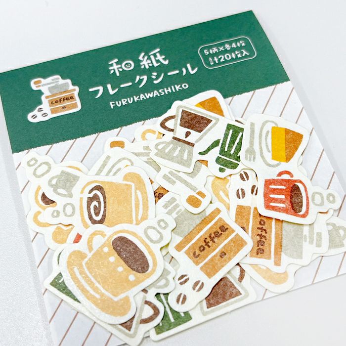 Furukawashiko Washi Flake Stickers