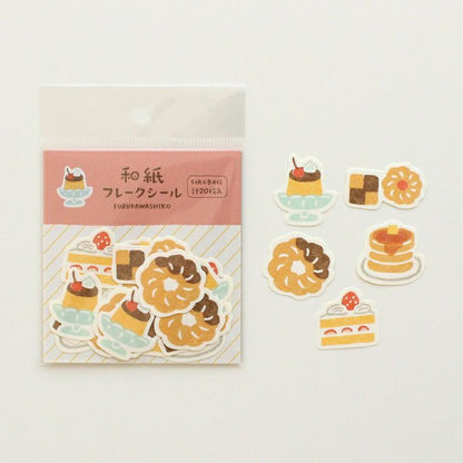 Furukawashiko Washi Flake Stickers