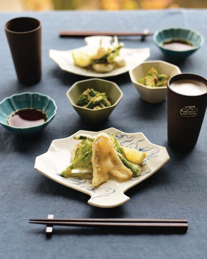 Japanese Seifu Fan-Shaped Plate