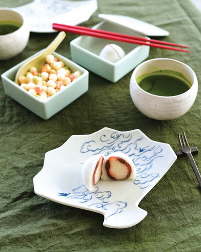 Japanese Seifu Fan-Shaped Plate