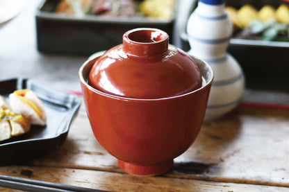 Mubyo Bowl with Lid (red)