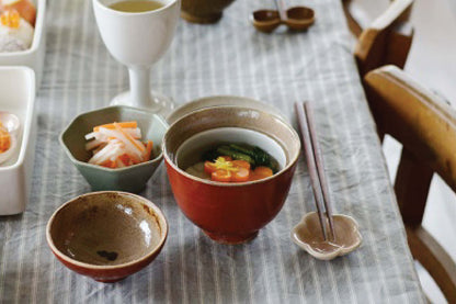 Mubyo Bowl with Lid (red)