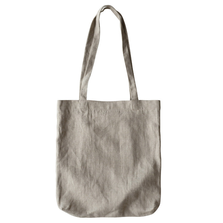 Foldaway 100% Linen Tote Bag – Available in 3 Colors