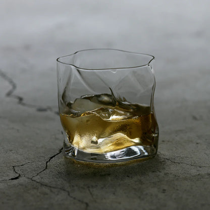 CRUMPLE Old-fashioned Whiskey Glass