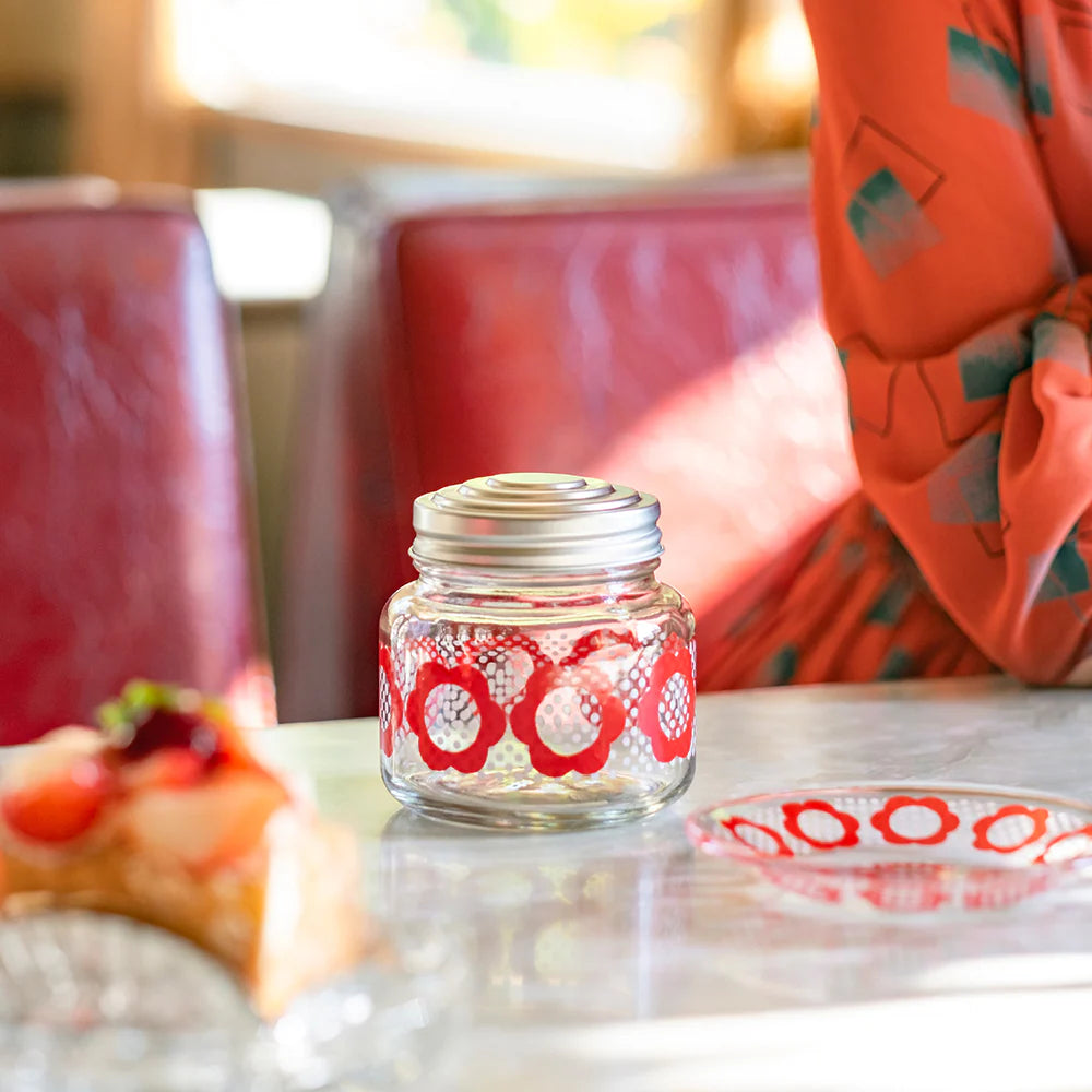Limited Edition Aderia Retro Ruby Garden Jar