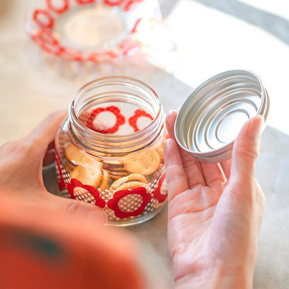 Limited Edition Aderia Retro Ruby Garden Jar