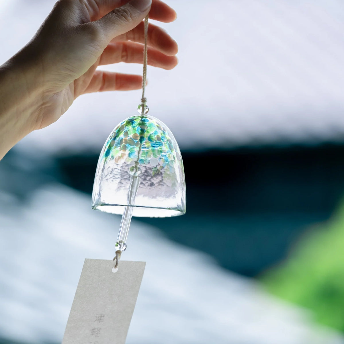 Handcrafted Japanese Glass Wind Chime — Yamazora