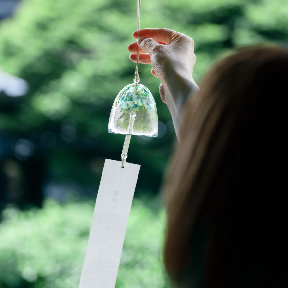 Handcrafted Japanese Glass Wind Chime — Yamazora