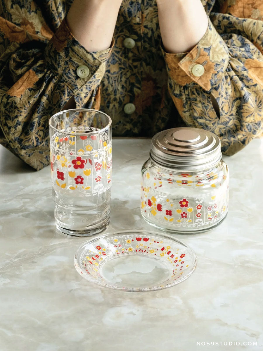 エンドレ・サーズ　アドリアビンテージ花瓶 Aderia Retro Glassware Flower Lace | NO.59 STUDIO