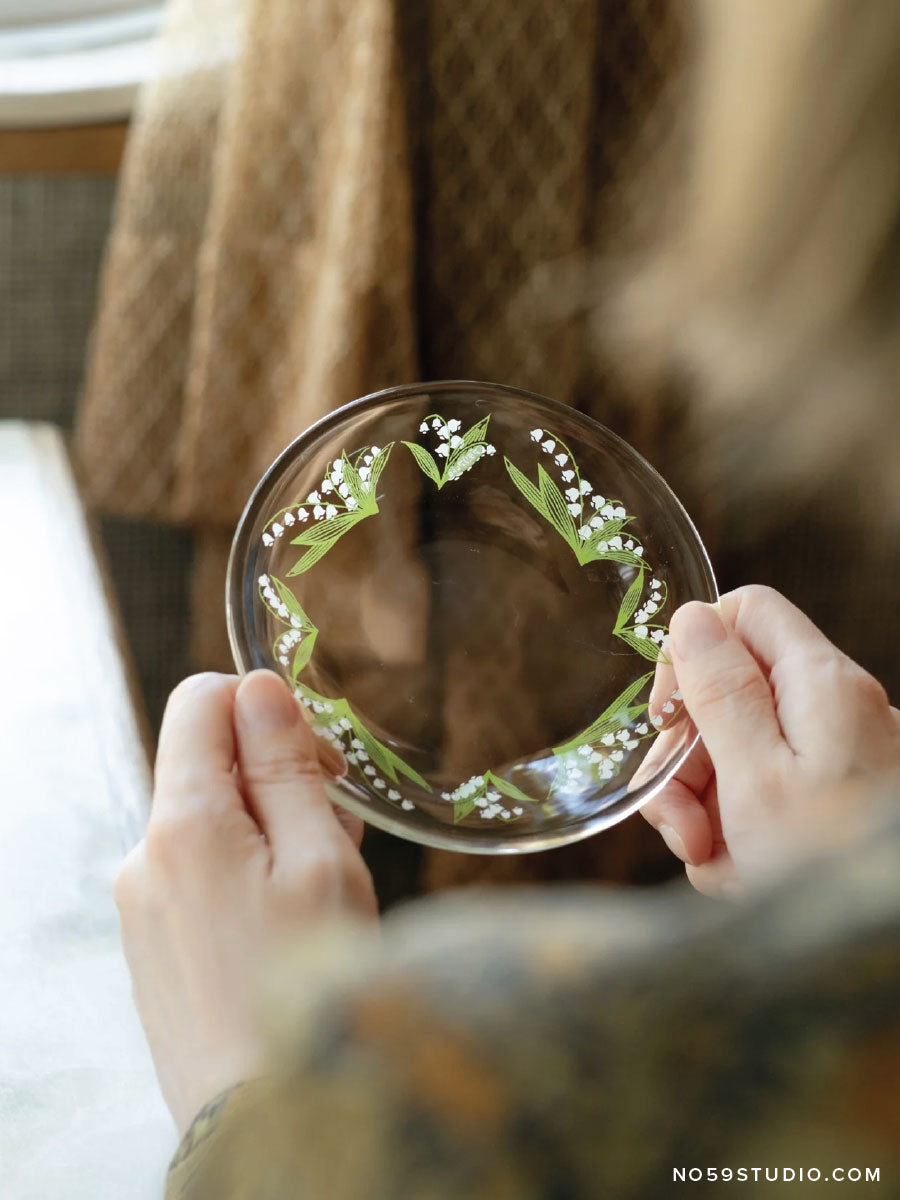 【New】Aderia Retro Plate – Lily of the Valley