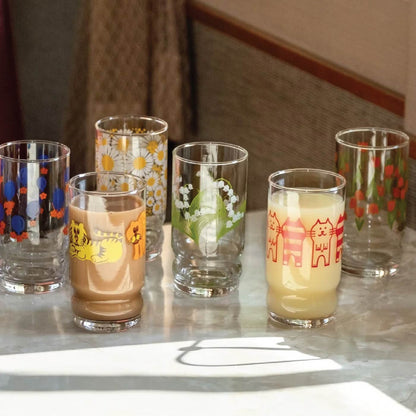 【New】Aderia Retro Arrange Tumbler — Cat