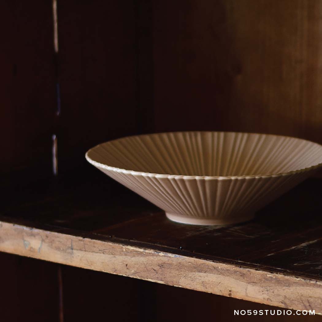 Handcrafted Japanese Breeze Bloom Large Bowl