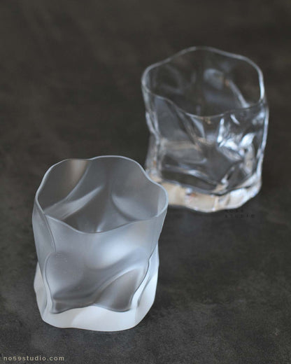 CRUMPLE Old-fashioned Whiskey Glass