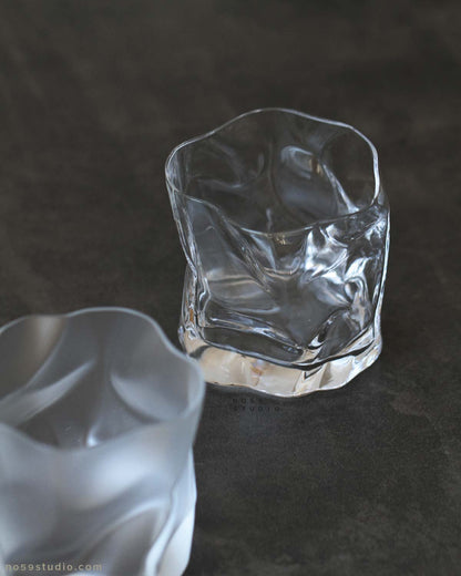 CRUMPLE Old-fashioned Whiskey Glass