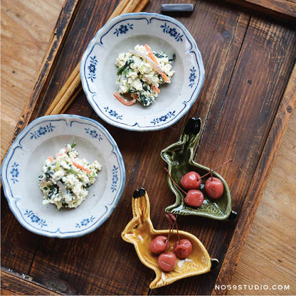Cachet Flower-Patterned Bowl