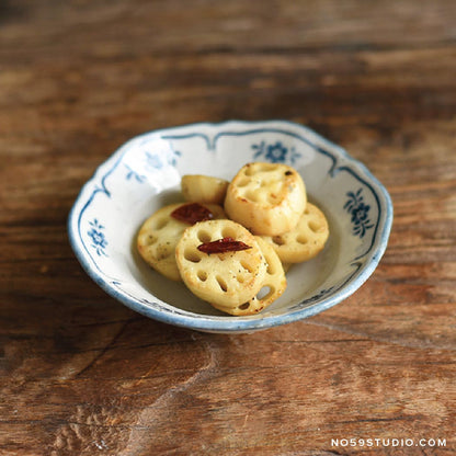 Cachet Flower-Patterned Bowl