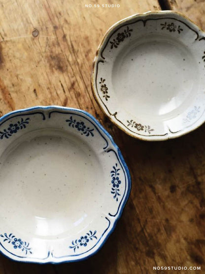Cachet Flower-Patterned Bowl