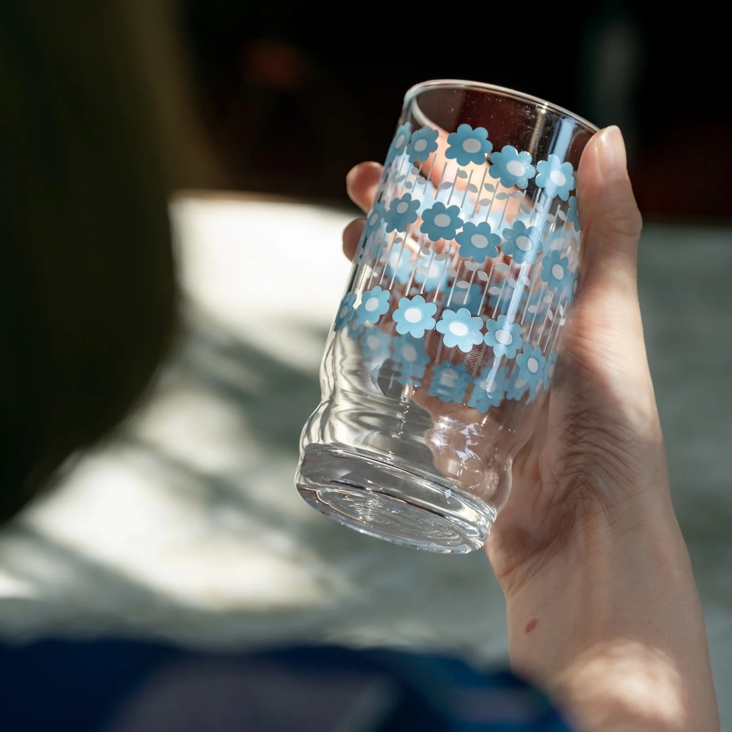 【Limited Edition】Aderia Retro Pair Glass Gift Set – Baby's Breath (Pink & Blue)