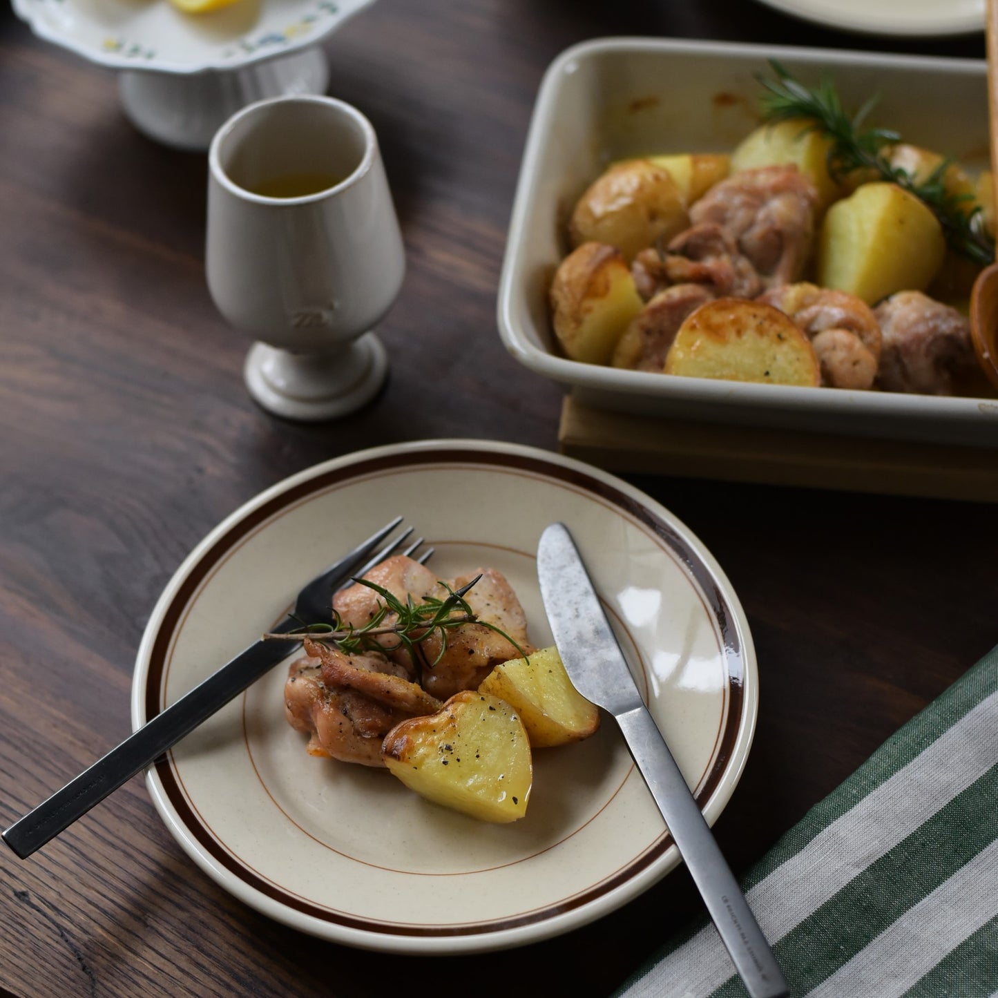 Captain Retro Style Round Plate M