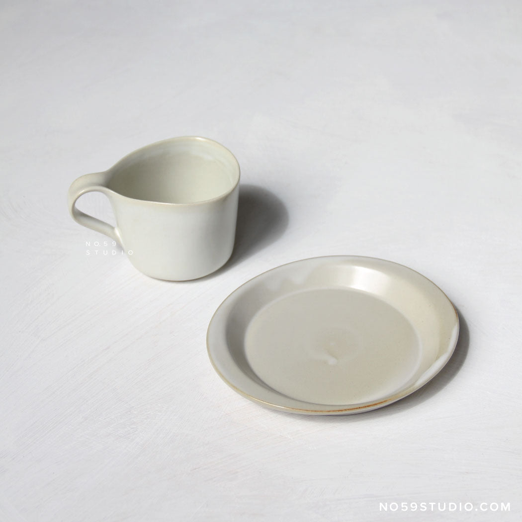 Ceramic Japan Duetto Cup & Saucer