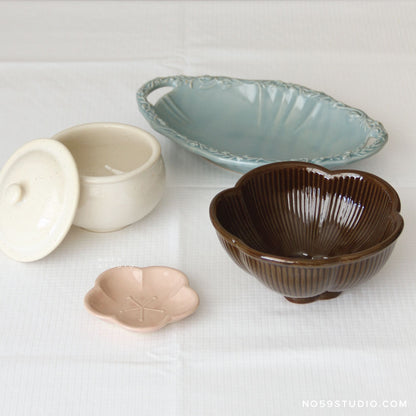 Fleuron Flower-Shaped Bowl