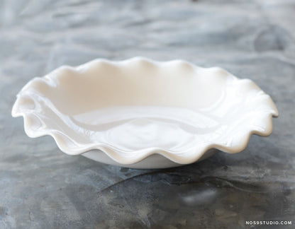 Handcrafted Ripple Edge Bowl