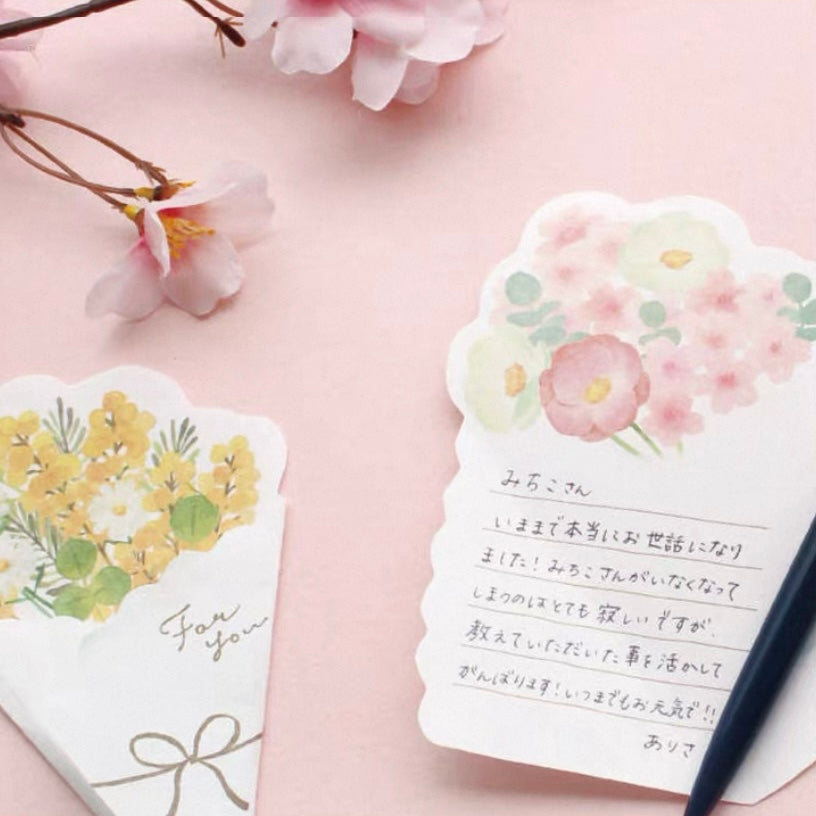 Furukawashiko Flower Bouquet Letter Papers