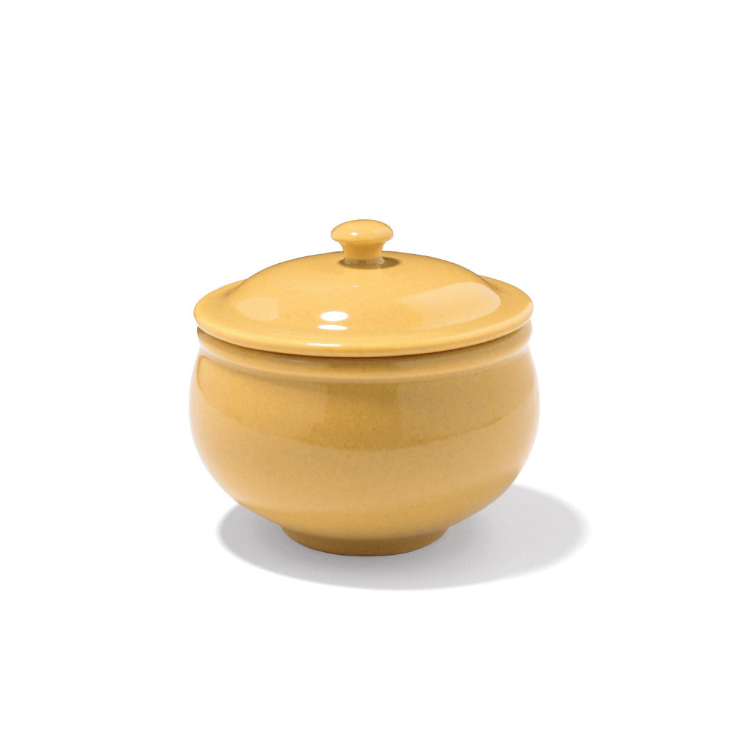 Mémé Rustic Lidded Bowl – Yellow