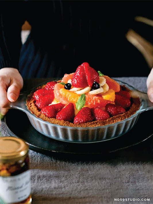 Non-Stick Glass Baking Dish — Pie Plate & Tart Pan