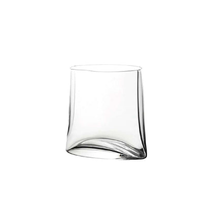 Crinkle Futuro Old-Fashioned Tumbler Whiskey Glass