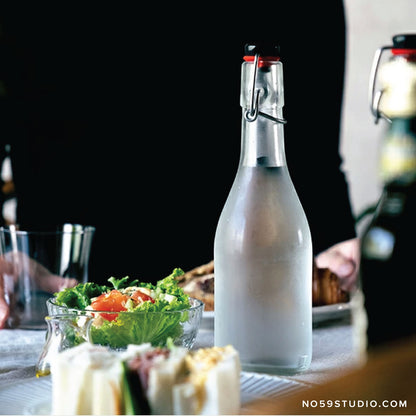 Clear Swing Stopper Glass Bottle