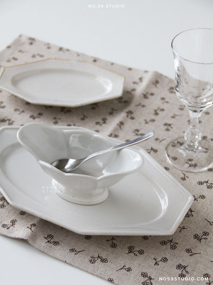 Traiteur French-Style Plate L – White