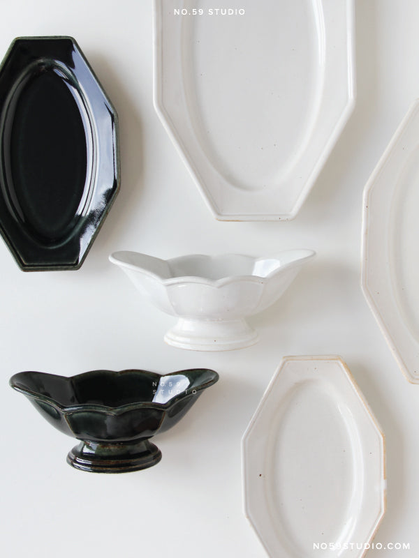 Traiteur French-Style Small Oval Bowl – Navy