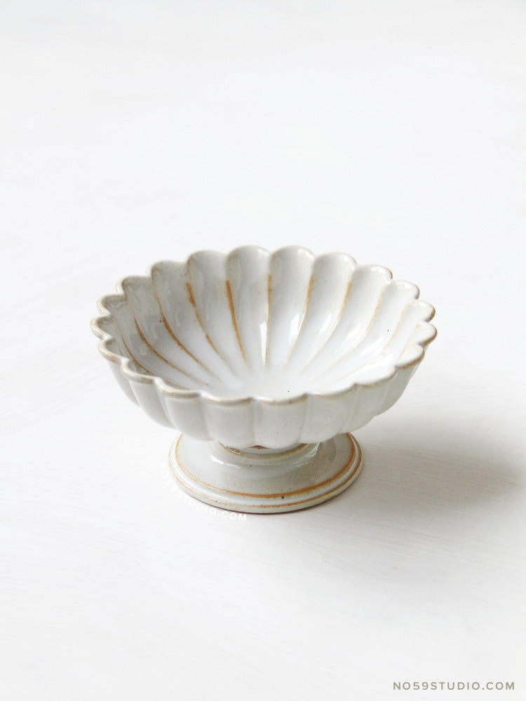 Vernale Vintage Style Pottery Compote Dish | NO.59 STUDIO