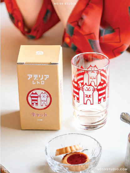 【New】Aderia Retro Arrange Tumbler — Cat