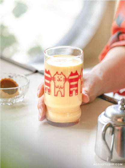 【New】Aderia Retro Arrange Tumbler — Cat