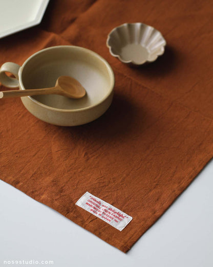 100% Linen Kitchen Cloth (Brown)