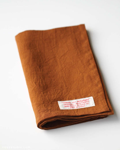 100% Linen Kitchen Cloth (Brown)