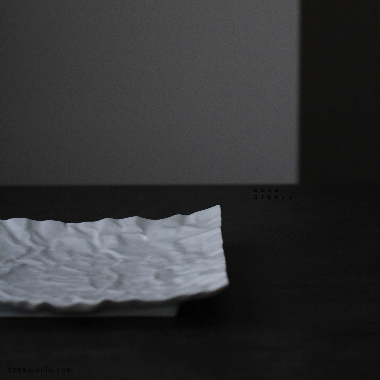 Ceramic Japan Crinkle Plate L