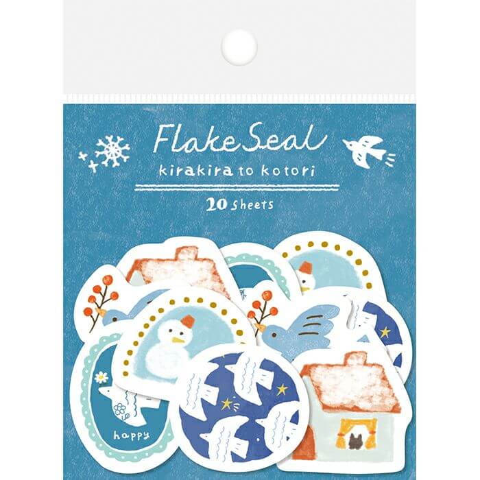 Furukawashiko Washi Flake Stickers