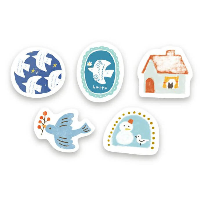 Furukawashiko Washi Flake Stickers