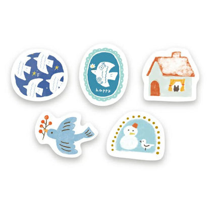 Furukawashiko Washi Flake Stickers
