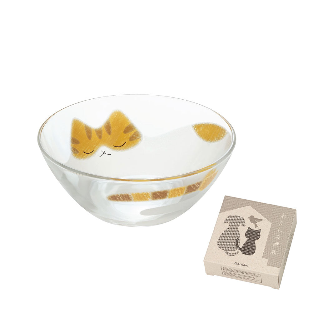My Family Cat Glass Bowl — 3 Designs